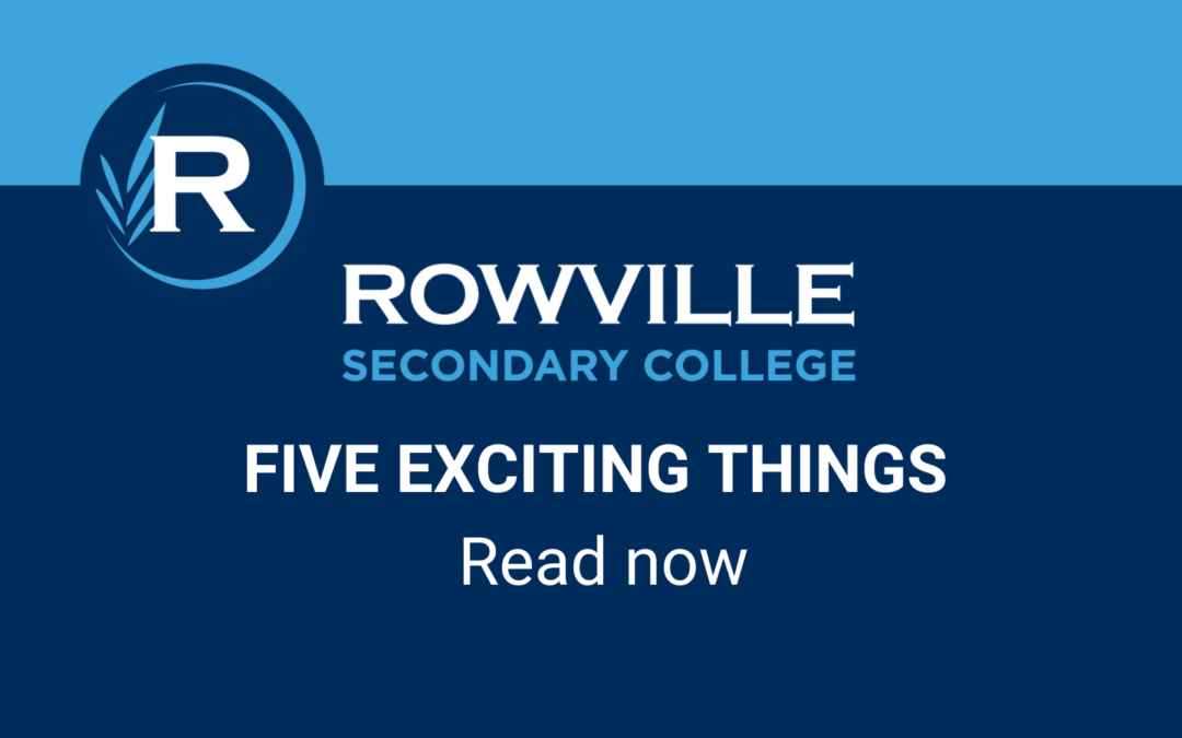 Read Five Exciting Things